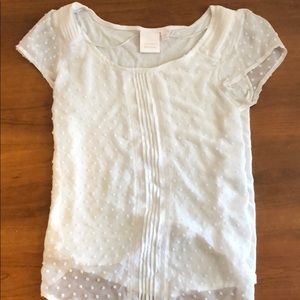 White formal Lauren Conrad blouse XS